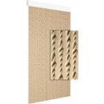 Závěs do dveří EMBER 90x210 cm hnědý/béžový – Hledejceny.cz