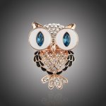 Éternelle Brož Swarovski Elements Donnalee Gold sova B1054-X1187-108 Zlatá – Sleviste.cz