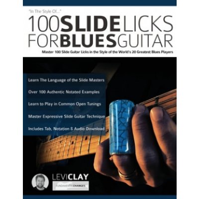 100 Slide Licks For Blues Guitar – Hledejceny.cz