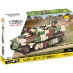 COBI 2283 World War II 1:35 Německý kolopásový obrněný transportér Sd.Kfz. 251/9 – Zboží Dáma