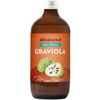 Allnature Graviola Premium 100% šťáva 500 ml – Hledejceny.cz