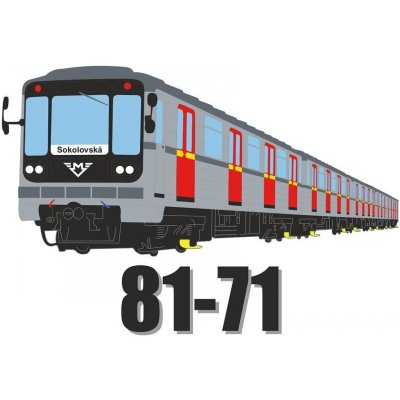 Ostatní tričko Praha metro 81-71 – Zboží Mobilmania