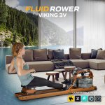 TUNTURI Fluid Rower Viking 3 V + SPH – Zboží Dáma