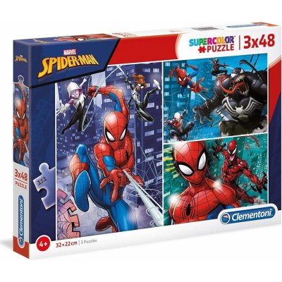 Clementoni Spider-Man 25238 3 x 48 dílků – Zboží Mobilmania