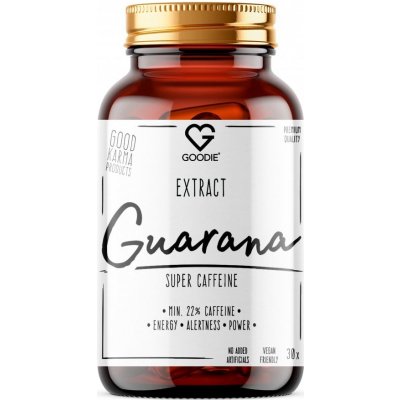 Goodie Guarana super kofein extrakt min. 22% caffeine kapsle 30 ks – Hledejceny.cz