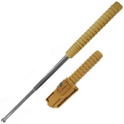 ESP Obušek teleskopický 45cm 18" kalený s pouzdrem BH 54 PÍSKOVÝ STŘÍBRNÝ – Zboží Mobilmania