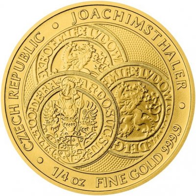 Česká mincovna Zlatá mince Tolar Česká republika 2022 stand 1/4 oz – Zboží Dáma