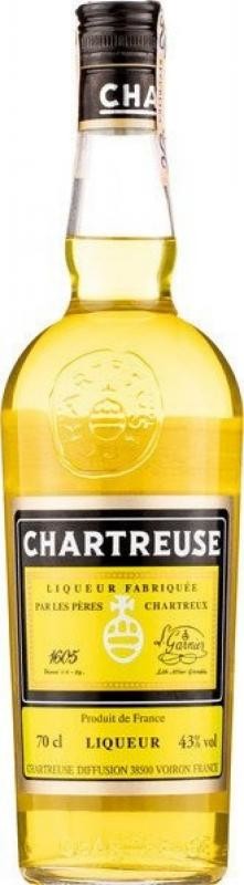 Chartreuse Yellow 43% 0,7 l (holá láhev)