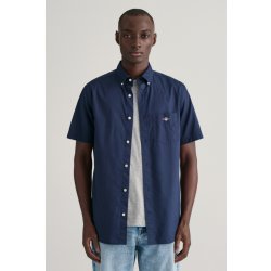 Gant košile reg poplin SS shirt light blue