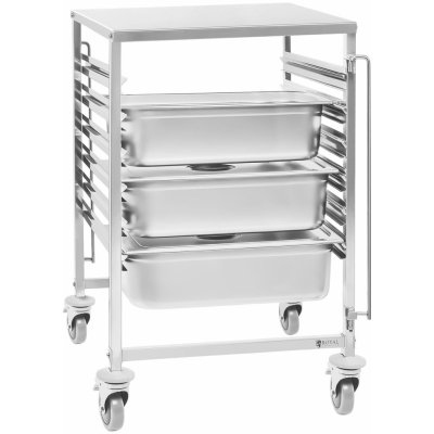 Přepravní vozík Royal Catering Transportní 6 x GN 2/1 – Zboží Dáma