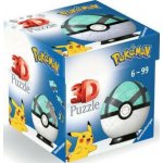 RAVENSBURGER 3D Puzzleball Pokémon Net Ball 54 ks – Zboží Mobilmania