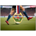 Akrylátová medaile Fotbal Zlatá – Sleviste.cz