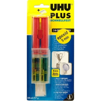 UHU PLUS 5 minut epoxidové lepidlo 24g – Sleviste.cz
