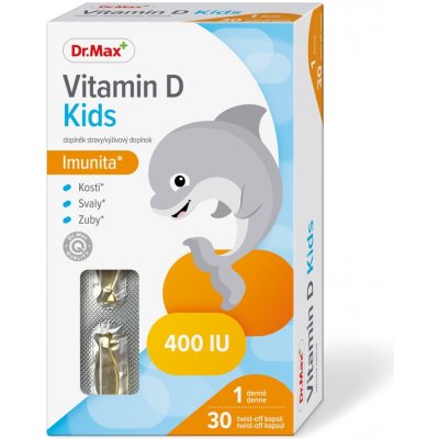 Dr. Max Vitamin D3 Kids 30 kapslí – Hledejceny.cz