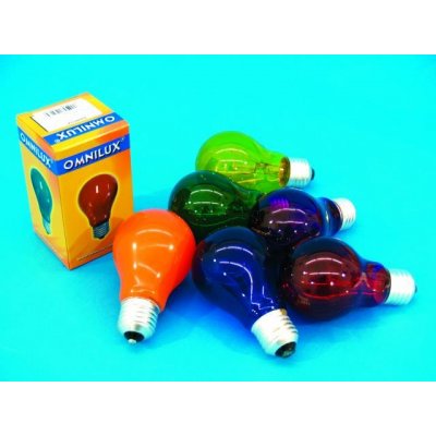 Omnilux 230V 40W A19 B-22 modrá – Zboží Živě