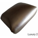 Salon na míru Opěrky pod lokty na hranu stolu MAXI Luxury 2 metalická taupe, Výplň: Paměťová pěna