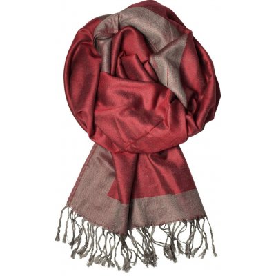 Sázava šála přes ramena bordó EK26006 vínová – Zboží Mobilmania
