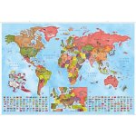 Ilustrovaná mapa států světa pro malé cestovatele – Zboží Mobilmania