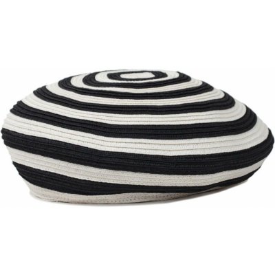 BRIXTON AUDREY STRAW BERET Black/White – Zboží Dáma