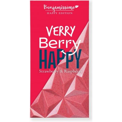 Bio Benjamin Čokoláda Jahoda-malina 60 g – Zboží Dáma