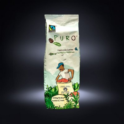 Puro BEZ KOFEINU Fairtrade zrnková 250 g – Hledejceny.cz