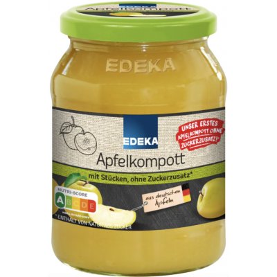 Edeka Jablečný kompot bez přidaného cukru 365 g – Zboží Dáma