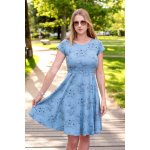 Jsem máma bambusové kojicí šaty modré s květy – Hledejceny.cz