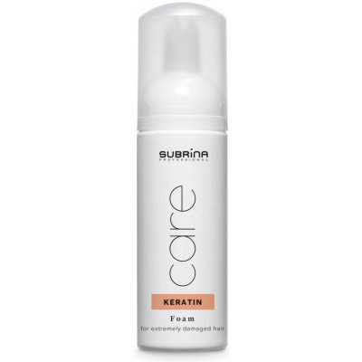 Subrina Care Keratin Foam - Bezoplachová pěna pro extrémně poškozené vlasy 150 ml – Hledejceny.cz
