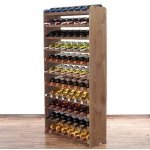 REGÁL NA VÍNO RW-3-77 BOROVICE hnědá – Zboží Dáma