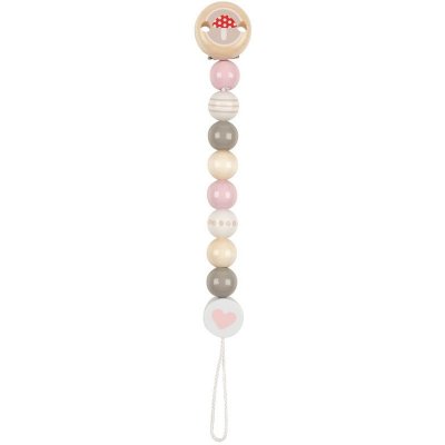 Goki klip na dudlík Mochomůrka světle růžová – Zboží Dáma