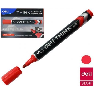 Deli červený 8566 – Zboží Mobilmania