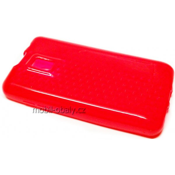 Pouzdro a kryt na mobilní telefon Pouzdro S-line LG OPTIMUS P990 2X červené