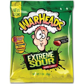 Warheads Extreme Sour Hard Candy 28 g