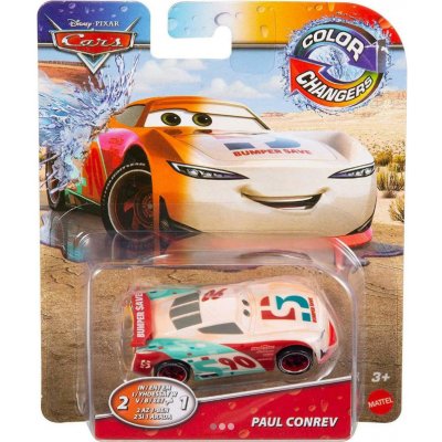 Mattel Cars autíčko měnící barvu Paul Conrev