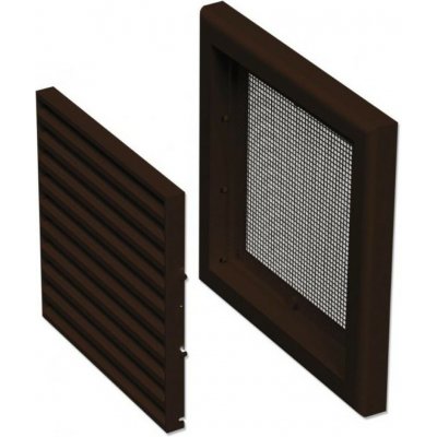 Dalap plastová 204 x 204 mm bez příruby hnědá – Hledejceny.cz