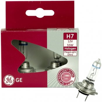 GE Lighting Megalight Ultra H7 PX26d 12V 55W 2 ks