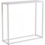 Nordic Design bílý kovový toaletní stolek Julia 100 x 30 cm – Zboží Dáma