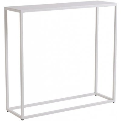 Nordic Design bílý kovový toaletní stolek Julia 100 x 30 cm – Zboží Dáma