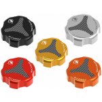 DUCABIKE Víčko nádobky brzdové/spojkové kapaliny DBK (Ducabike) M34x4 mm pro DUCATI Barva: oranžová – Sleviste.cz