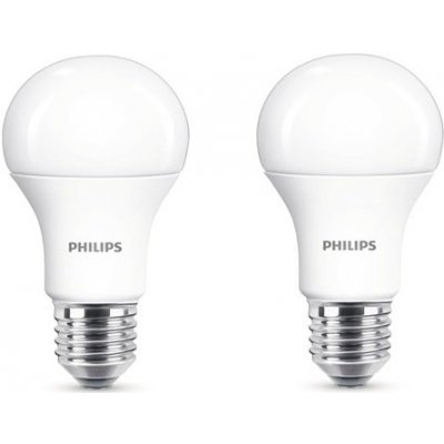 Philips LED žárovka E27 13W/100W 1521lm 2700K 2ks – Zboží Živě