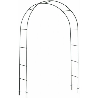 Plonos PL-990 Zahradní pergola oblouk 240 cm, černý – Sleviste.cz