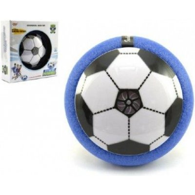 Teddies Air Disk fotbalový míč vznášející se plastový 14cm na baterie se světlem