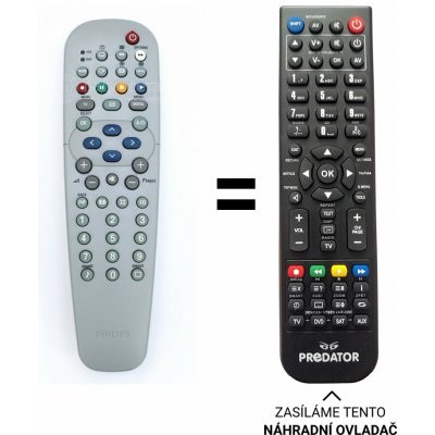 Dálkový ovladač Predátor Philips RC19042017/01 – Zboží Živě