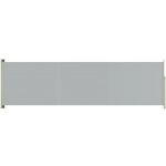 vidaXL Zatahovací boční markýza 180 x 600 cm šedá – Zboží Mobilmania