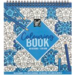 Antistresové omalovánky 48 listů modré – Zboží Mobilmania