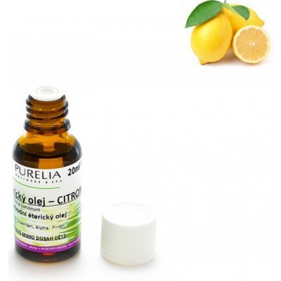 Purelia přírodní éterický olej citron 20 ml 1300-020 – Zbozi.Blesk.cz