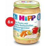 HiPP Mini těstoviny s aljašskou treskou v máslové zelenině 6 x 190 g – Zboží Dáma