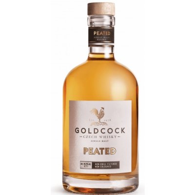 Gold Cock Peated 4yo 45% 0,7 l (holá láhev) – Zboží Mobilmania