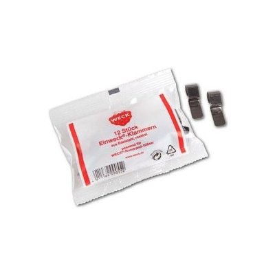 WECK Spona na všechny typy zavařovacích sklenic Weck, 12 ks – Zboží Dáma