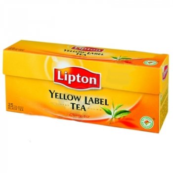 Lipton Yellow Label černý čaj 25 x 2 g